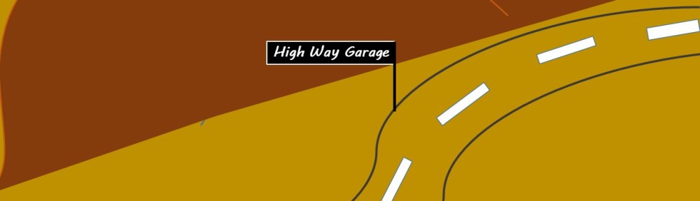 Dream - a garage along the highway